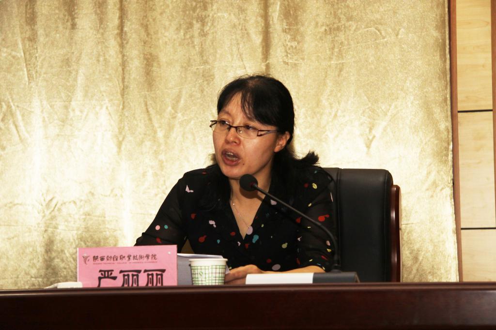 党政办副主任严丽丽宣读《关于组织开展2018年大学生暑期“三下乡”社会实践活动安排》