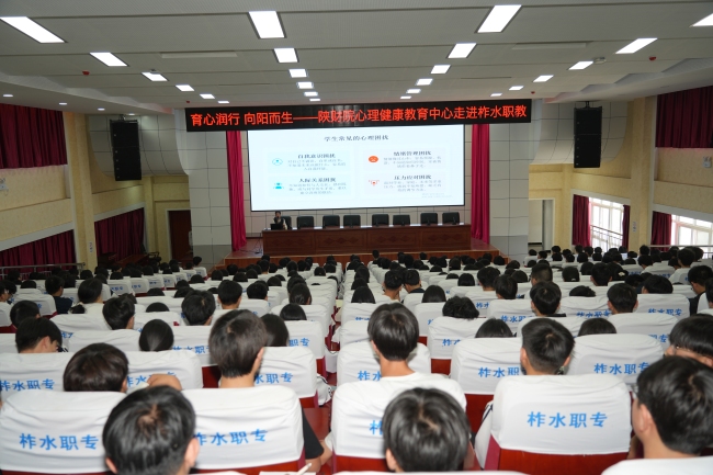 我校教师为柞水职中学生开展心理健康专题讲座 我校教师为柞水职中学生开展心理健康专题讲座