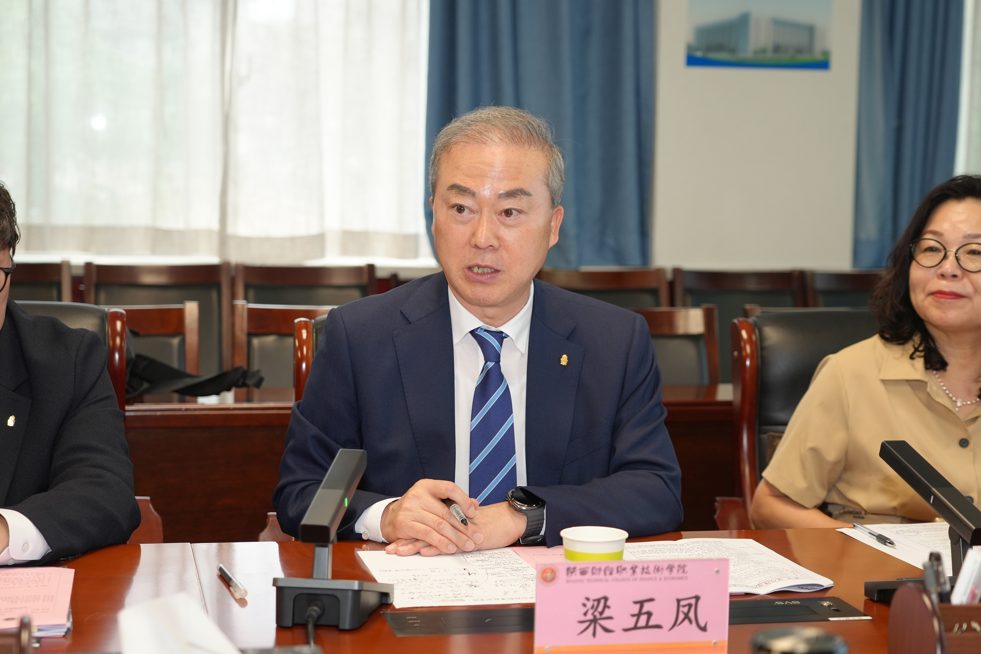 韩国全北大学校长梁五凤代表访问团致辞