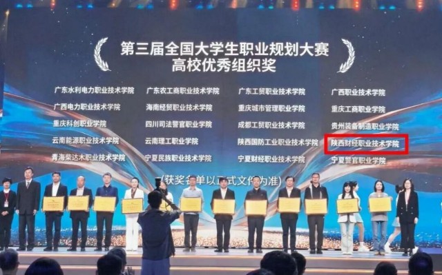 陕西财经职业技术学院获评“高校优秀组织奖”