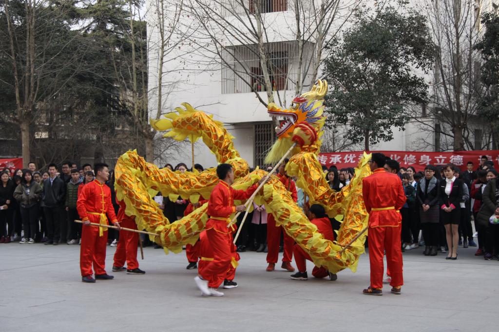 启动仪式在社团联合会精彩的舞龙表演中拉开帷幕