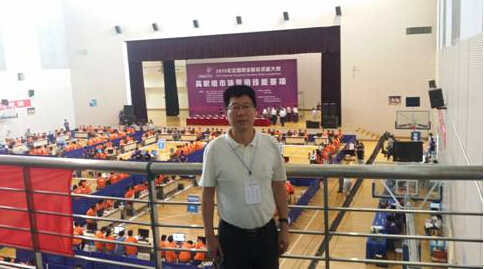 陕财职院范忠副院长亲自到达国赛现场督战